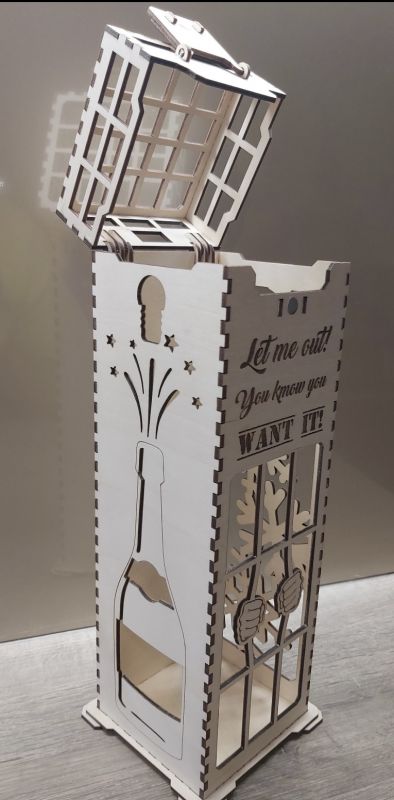 Box na láhev s horním otevíráním jklaser-design