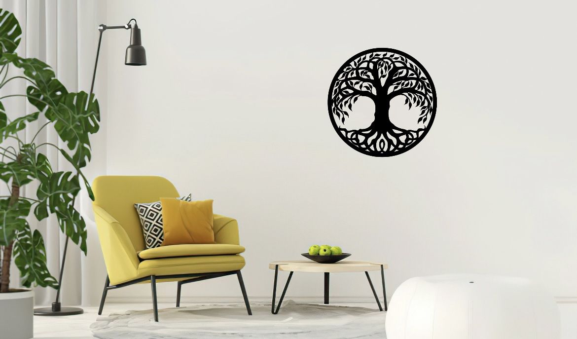 Dřevěná dekorace-Strom života-7 jklaser-design